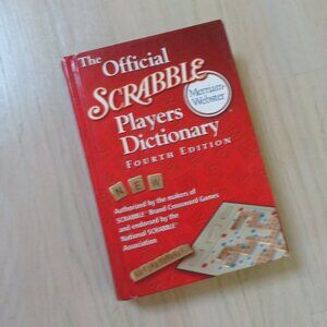 Scrabble Players Official Dictionary Book 4th Edition